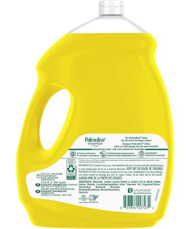 Palmolive Essential Clean Liquid Dish Soap Lemon Citrus Zest Scent - 4.27 L - Buy Online on GoSupps.com