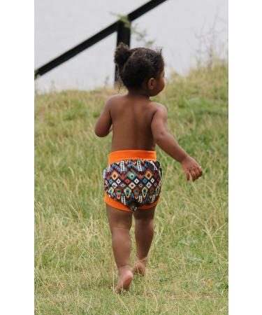Petit Lulu Size M Cloth Nappy Wrap | Washable Reusable Diaper | Ethno Print | Made in Europe - Buy Online on GoSupps.com