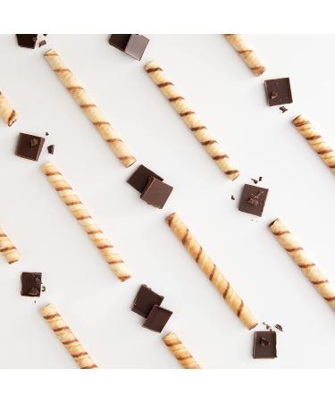 Pirouline Dark Chocolate Rolled Wafers - Gourmet 14 oz | Artisan Snacks - Buy Online on GoSupps.com