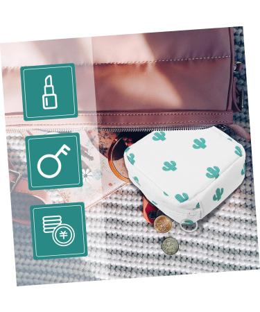 Plafope Women's Coin Bag & Menstruation Storage Pocket - Multifunctional Halter Towel & Pad Holder 11.5x11.5x4cm - Buy Online on GoSupps.com