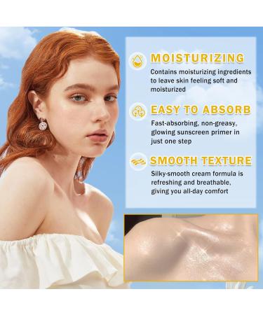 Glitter Sunscreen SPF 30 - Shimmering Face & Body Primer | Lightweight Non-Greasy UVA/UVB Protection - Buy Online on GoSupps.com