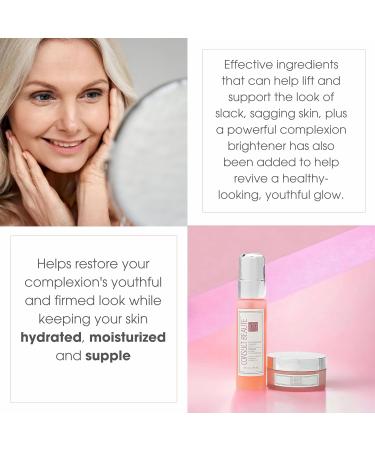 Consult Beaute Champagne Beaute Lift Firming Set Facial Moisture Cream & Renewing Serum for Tightening Lifting & Firming Sagging Skin on Face & Neck International Shipping Available - Buy Online on GoSupps.com
