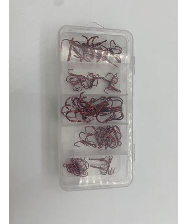 Bantre Carbon Steel Fishing Hooks Set - 50 Trimming & Treble Hooks for Sea & River Fishing | Ideal for Carp Sturgeon Tilapia & Trout - Buy Online on GoSupps.com