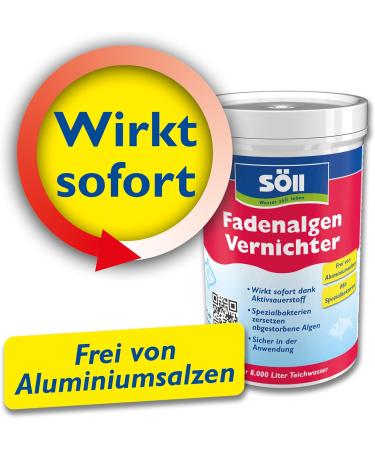 S ll 80590 Thread Algae Remover with Active Oxygen - 5kg for Instant Algae Control in Plant Ponds Fish Ponds & Koi Ponds - Buy Online on GoSupps.com