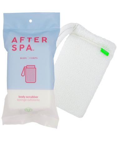 Scrubber Body Brush by Afterspa Bath Scrubber for Body Shower Brush Back Loofah Body Brush Exfoliator Vegan and Cruelty Free