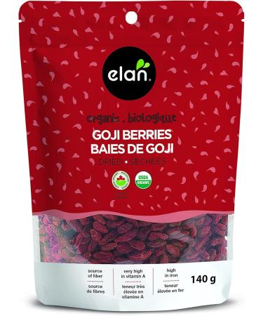 ELAN Organic Raw Brazil Nuts Non-GMO Vegan Gluten-Free Kosher 185g & ELAN Organic Goji Berries Non-GMO Vegan Gluten-Free 140 Gram - Buy Online on GoSupps.com