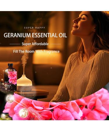 Fresh Linen Essential Oil 8 Fl Oz and Geranium Essential Oil 4 Fl Oz for Diffuser Humidifier Yoga Cleaning DIY Candle Soap Making Perfume Gift for Essential Oils - Buy Online on GoSupps.com