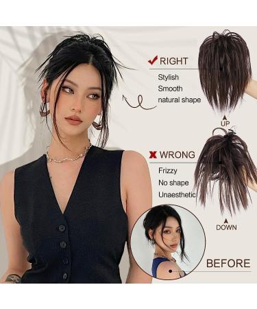 PORSMEER Dark Brown Claw Clip Ponytail Hair Extension - 10 inch - Buy Online on GoSupps.com