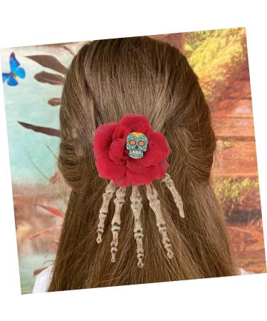 FRCOLOR Girls Hair Accessories Hair Clips for Girls Decor Hair Jewelry Gothic Hair Accessories Girls Hair Clips Halloween Party Hair Clips Women Hairpins Women's Ornaments Plastic Prom - Buy Online on GoSupps.com