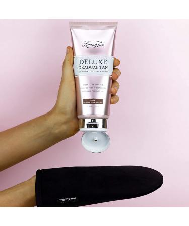 Loving Tan Deluxe Gradual Tan (Dark) - Buildable & Natural Sun-Kissed Glow - Buy Online on GoSupps.com