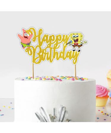 Seyal SpongBob Squarepants Happy Birthday Cake Topper - Buy Online on GoSupps.com