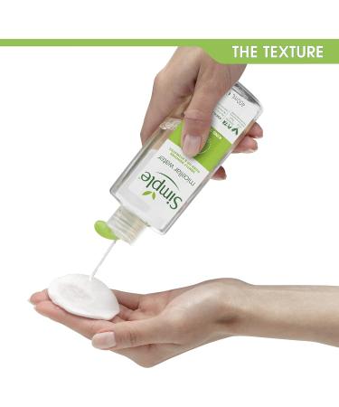 Simple Kind to Skin Micellar Cleansing Water 400ml - UK's #1 Facial Skincare Brand - Instantly Hydrating Makeup Remover - Buy Online on GoSupps.com