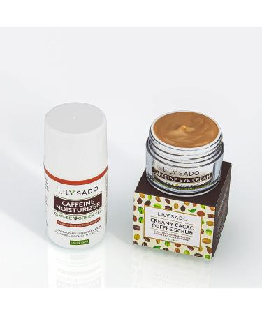 LILY SADO Tea+C Coffee & Matcha Caffeine Eye Cream 1 oz - Anti-Aging Vegan Repair Moisturizer for Under-Eye Wrinkles, Puffiness, Dark Circles & Bags - Buy Online on GoSupps.com