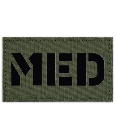 Petac Gear IR Infrared Reflection MED Medical Tactical Fastener Patch Hook-Fastener Backing 3.5x2 (RG)