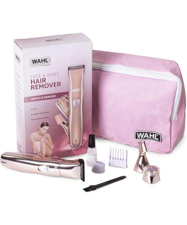 Wahl 3-in-1 Ladies Face and Body Hair Remover - Women's Hair Removal Trimmer with Eyebrow Shaper and Facial Hair Trimmers - Buy Online on GoSupps.com