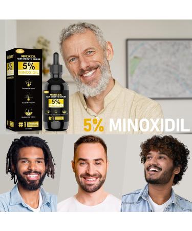 5% Minoxidil Hair Regrowth Treatment - Thicker Fuller Hair for Men & Women | 60ML/2OZ - International Shipping Available - Buy Online on GoSupps.com