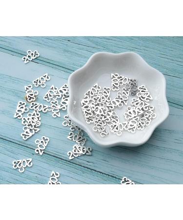 Ruwado 50 Pcs 2023 Silver Charms for Jewelry Making - DIY Pendant Accessories for Earrings, Keychains, Necklaces, Bracelets - Graduation Tassel Kit - Buy Online on GoSupps.com