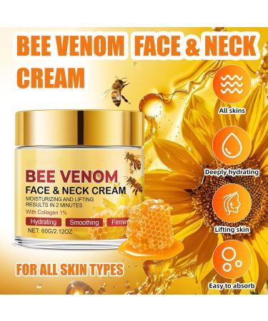 Grospe Bee Venom Multi-functional Cream With Collagen 1% for Face & Neck Moisturizing and Lifting Wrinkle Removal Anti-Aging Suitable for All Skin Types 2.12 OZ - Buy Online on GoSupps.com