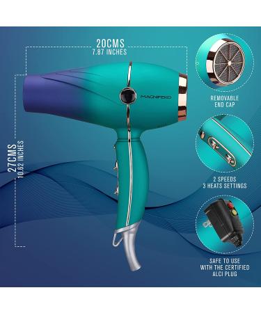 Maginifeko Professional Hair Dryer - Powerful & Fast Blow Dryer - Buy Online on GoSupps.com