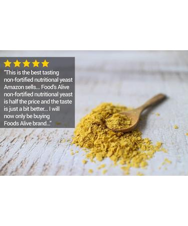 Foods Alive Non-Fortified Nutritional Yeast 32 oz - Superfood for Flavor & Nutrition - Buy Online on GoSupps.com