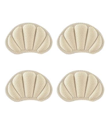 CHEERYMAGIC 2 Pairs Heel Cushion Inserts Sport Shoes Heel Blister Protectors Self-Adhesive Heel Cushion Anti-Slip Shoe Pads for Women and Men A2YDXHGT (Skin Color 1)