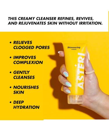 Alumni Skincare Shimmering Cream Cleanser | 4 oz Citrus Bomb Infusion | Vegan Vitamin C Cleanser for All Skin Types - Buy Online on GoSupps.com