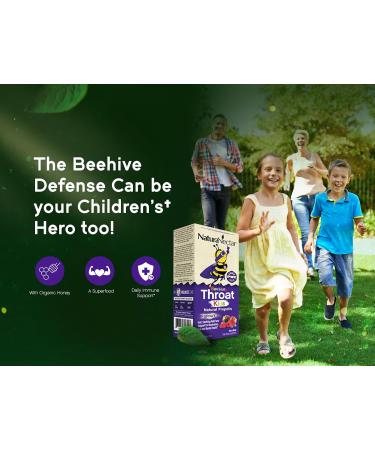 NaturaNectar Exclusive Kids Propolis Throat Spray BeeHero Berry Blast Flavor (3 Packs) - Buy Online on GoSupps.com