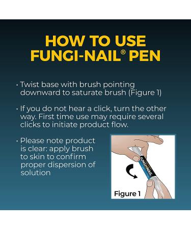 Fungi-Nail Pen Applicator Anti-Fungal Solution with Tolnaftate - Clinically Proven Nail & Athlete's Foot Treatment - 0.10 Fl Oz (Pack of 1) - Buy Online on GoSupps.com