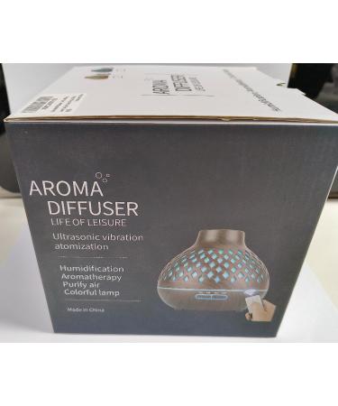 400ml Aroma Diffuser Set with 6 Essential Oils - Ultrasonic Humidifier with Remote Control 14-Color LED Timer & Auto-Off | Ideal for Aromatherapy & Relaxation - Buy Online on GoSupps.com
