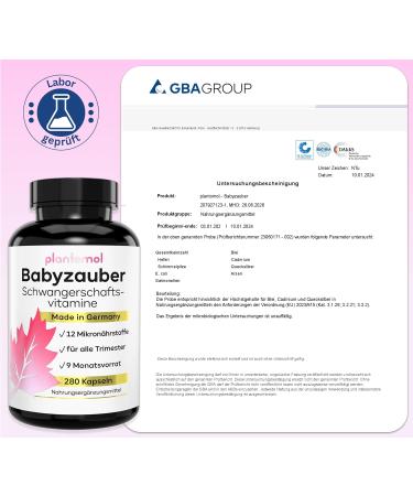 280 Pregnancy Vitamins for All Trimesters Folic Acid Iron B-Vitamins & More | 9-Month Supply - Buy Online on GoSupps.com