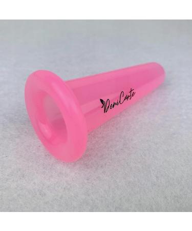 Deni Carte Silicone Massage Buttons for Face & Body - Chic Chinese Bubble Cups - Pink Size M (1 Piece) | International Shipping - Buy Online on GoSupps.com