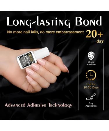2nd Gen Super Strong Nail Glue - Salon Quality Extra Strength for Acrylic & Press-On Nails Quick Dry & Long Lasting - 8ml - International Shipping Available - Buy Online on GoSupps.com