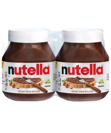 Nutella Chocolate Hazelnut Spread, Perfect Topping for Pancakes, 22.9 oz Jar (Pack of 2) - Buy Online on GoSupps.com
