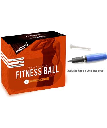 Milliard Peanut Ball Physio Roll for Exercise, Therapy, Labor, Birthing, and Dog Training - Buy Online on GoSupps.com