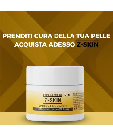  ALOHALABS Z-Skin Anti-Wrinkle Face Cream 150ml - Natural Anti-Aging Moisturizer with Ginger Root Extract and Hyaluronic Acid - Deep Wrinkles and Mature Skin (Medium) - Buy Online on GoSupps.com