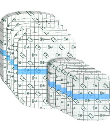 60 Pcs Waterproof Tattoo Bandage Film - Transparent Adhesive Cover for Tattoo Protection, 2 Sizes Available - Buy Online on GoSupps.com