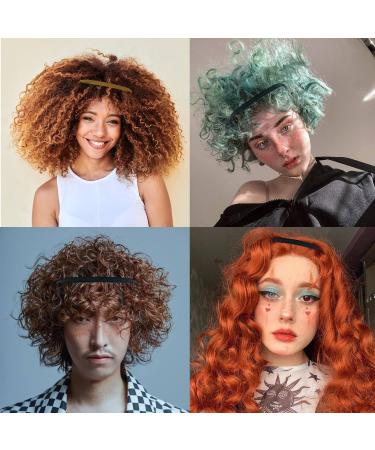 3 Pieces Headbands for Thick Curly Hair Non-slip Invisible Headband Sunglass Design Headwear Accessory Unisex Hair Fixing Tool (Black Brown Rose Gold) - Buy Online on GoSupps.com