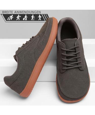 Buy Zgpwwwl Men's Wide Toe Minimalist Barefoot Sneakers - Outdoor Sports & Hiking Shoes - 44 EU Far Dark Gray - Buy Online on GoSupps.com