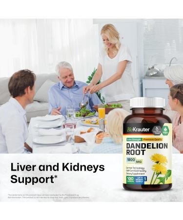 BIO KRAUTER Hawthorn Tincture 2 Fl. Oz. & Dandelion 100 Capsules - Buy Online on GoSupps.com