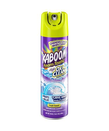 Kaboom Foam-Tastic Bathroom Cleaner with OxiClean Citrus 19 Ounce (Pack of 2) 1.1875 Pound (Pack of 2)