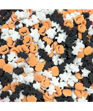 HONEYBERRY INCLUSIONS Halloween Sprinkles Mix 200g (Pumpkins Bats and Ghosts) - Premium Edible Decorating Halloween Sprinkles for Baking Cupcake and Cake Decorations Ice Cream and Desserts Toppers Halloween Mix - Buy Online on GoSupps.com