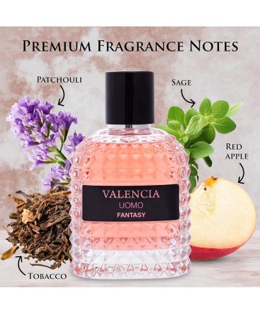 Valencia Uomo Fantasy Eau de Parfum for Men 3.4 fl.oz - Buy Online on GoSupps.com