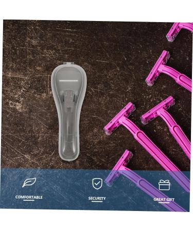 Frcolor Box Razor Storage Case for Men & Women - Portable Shaving Bag 16.5x6x3.5cm Gray | International Shipping - Buy Online on GoSupps.com