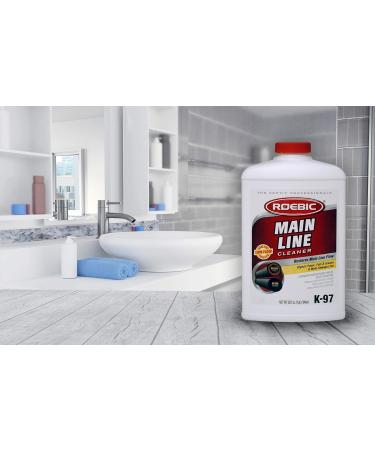 Buy Roebic K-97 Main Line Cleaner - 32 Oz Liquid | Digests Paper Fats & Grease for Sewer & Septic Systems | International Shipping Available - Buy Online on GoSupps.com