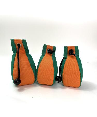 Chameleon Dog Training Dummy Gun Dog Training Dummy Toy Durable Puppy Pet Toy Fetch Catch Hunt Obedience Training Equiptment Super Durable Material - Orange & Green (100g) - Buy Online on GoSupps.com