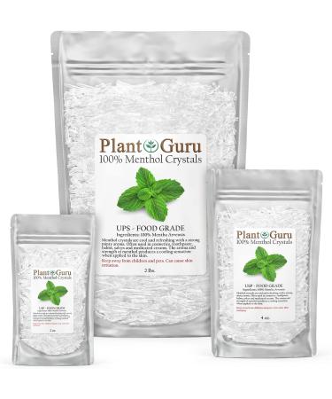 1 lb. Menthol Crystals - 100% Pure Natural Mentha Arvensis - USP Food Grade for Cosmetics, Salves, Balms, Creams, & Soap Making - Buy Online on GoSupps.com