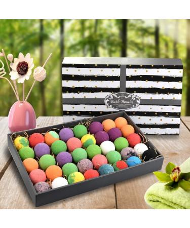 Sulfate-Free Natural Bath Bomb Gift Set for Kids, Women & Men - Best Birthday Gift! Infused with Essential Oils & Shea Butter - 100% Natural & Individually Wrapped - Buy Online on GoSupps.com