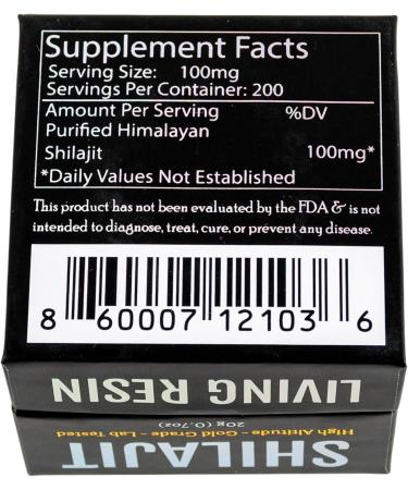 Lajit Gold Grade Himalayan Shilajit Resin Organic Sun-Dried Bioavailable Nutrients Fulvic Acid | Lab Tested Pure Shilajit for Men & Women - Natural Energy Vitality 85 + Trace Minerals - 20g - Buy Online on GoSupps.com