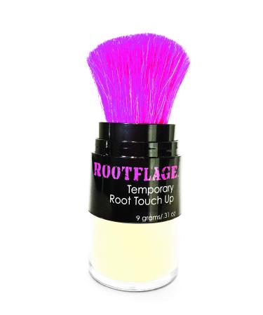 Rootflage Instant Blonde Root Touch Up Hair Powder - Temporary Hair Color, Root Concealer, Thinning Hair Powder and Concealer -Choose from 25 Colors (02 Light Blonde)