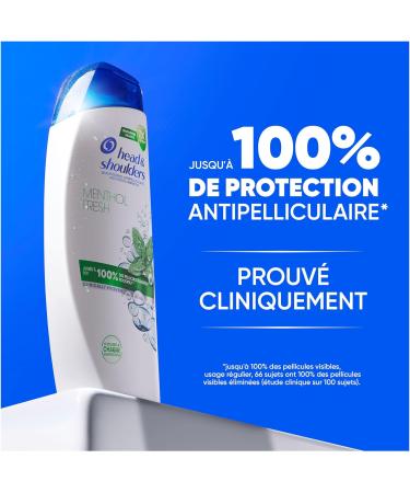 Head & Shoulders Menthol Fresh Anti-Dandruff Shampoo 6x330ml Daily Use Clinically Proven to Eliminate Up to 100% of Dandruff All Hair and Scalp Types - Buy Online on GoSupps.com